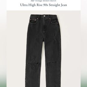 Abercrombie Ultra High Rise 90’s Jeans